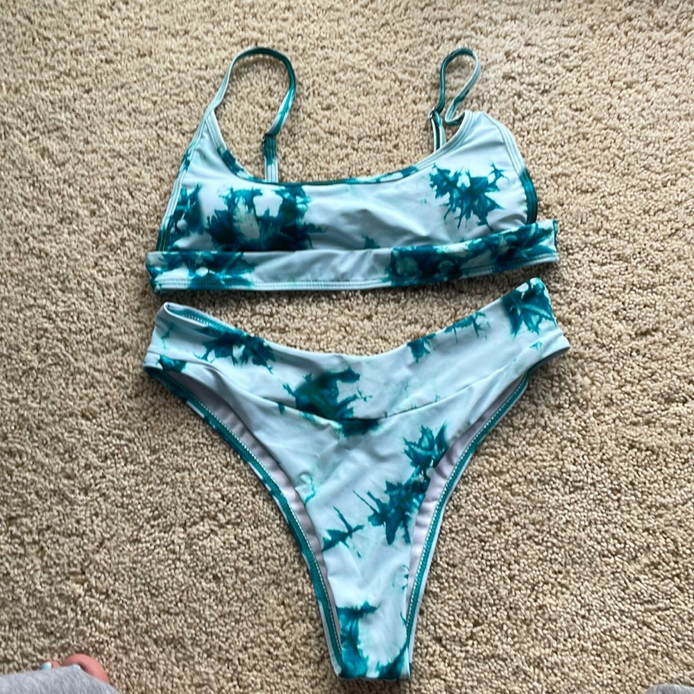 Tie dye bikini set
